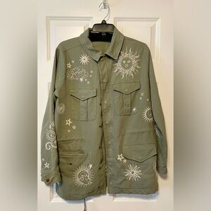 Johnny Was - Andromeda Paris Drawstring Army Coat - Medium